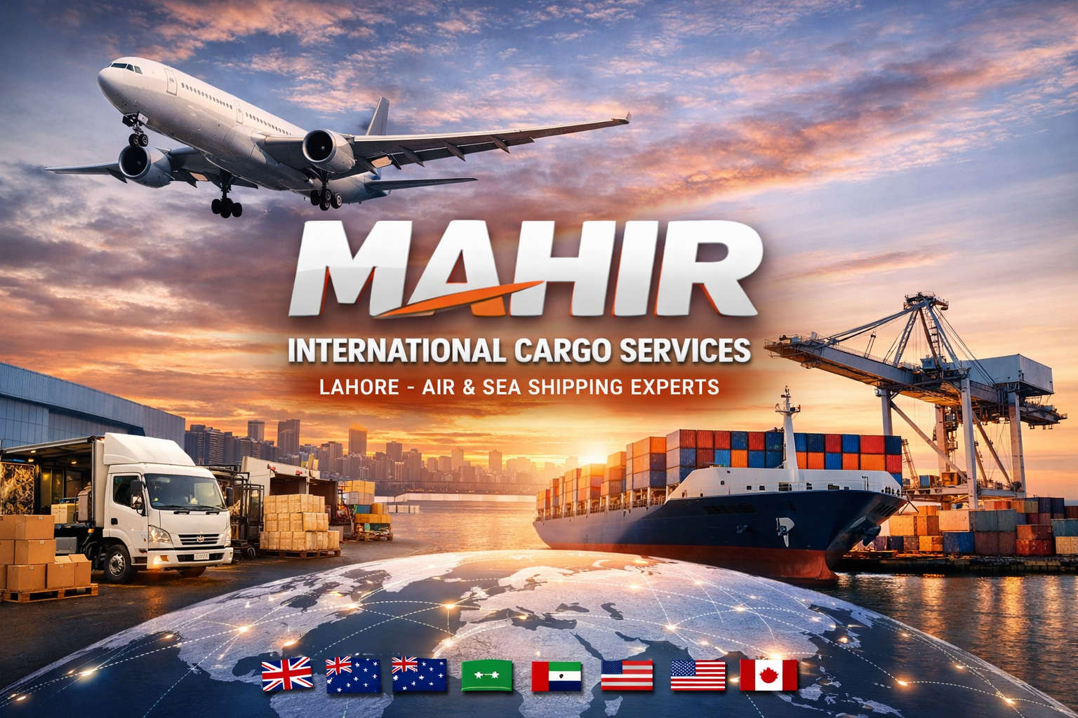 Mahir International cargo services in Lahore offer air, sea, and land freight solutions for global shipping, ensuring secure and timely deliveries.